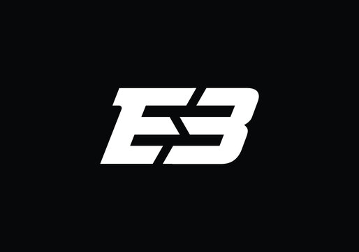 Initial Monogram Letter EB Logo Design Vector Template. EB Letter Logo Design 