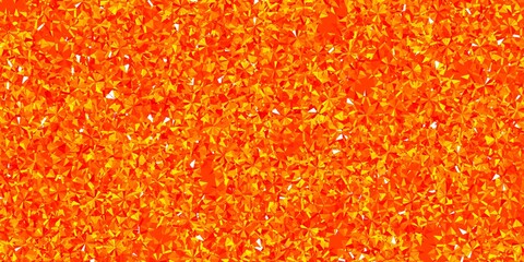 Light Red, Yellow vector layout with beautiful snowflakes.