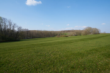 Green landscape on the schwäbische alp (swabian alp) in south germany