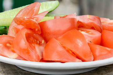 Food photo of tasty and healthy food