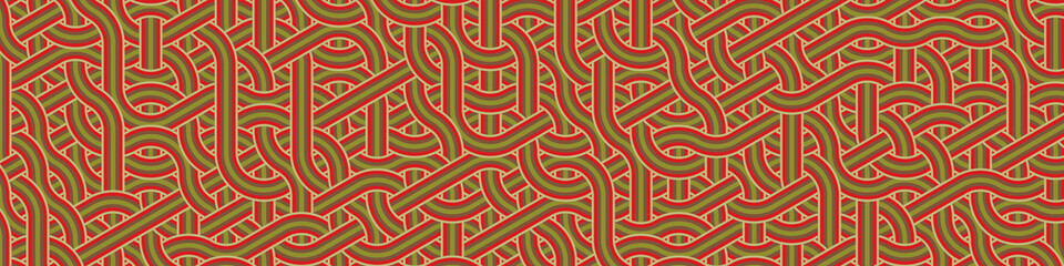 Colour Hexagon Tile Connection art background design illustration