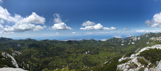 Obraz premium Northern Velebit national park in Croatia landscape