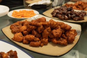 Homemade buffalo boneless