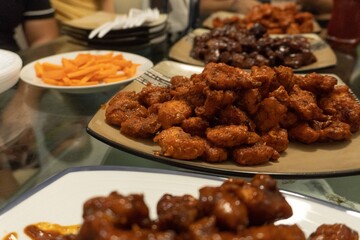 Homemade buffalo boneless