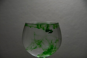 drops of paint in water