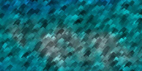 Light BLUE vector background with set of hexagons.