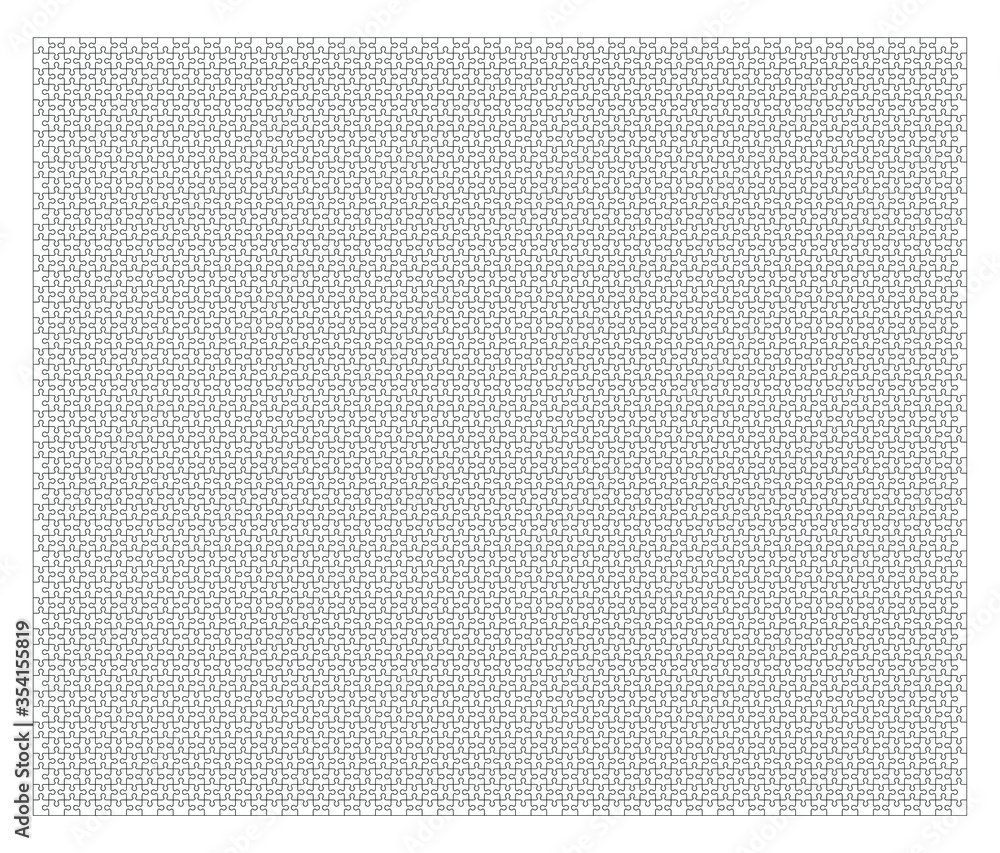 Poster a collection of three thousand pieces of the puzzle. a puzzle with different types of parts and the 
