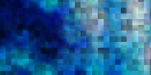 Light BLUE vector template with rectangles.