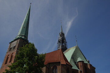 Fototapeta na wymiar Kirche in Lübeck
