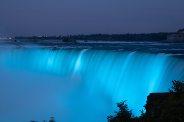 Blue Silky Waterfall