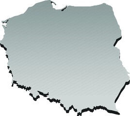 Poland - high detailed vector map