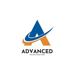 Letter A Advanced Logo Design