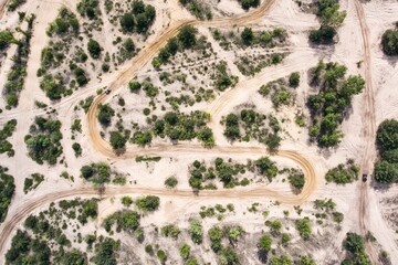 Offroad 4x4 sand rally in Bukowno Poland