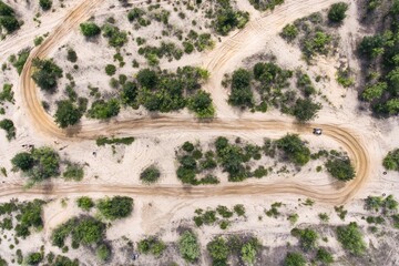 Offroad 4x4 sand rally in Bukowno Poland