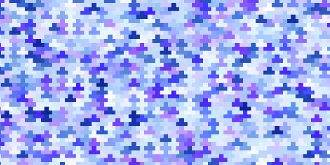 Fototapeta premium Light Pink, Blue vector template in rectangles. Colorful illustration with gradient rectangles and squares. Pattern for business booklets, leaflets