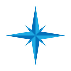 Fototapeta premium Compass rose - nautical chart. Travel equipment displaying orientation of world directions - north, east, south and west. Vector illustration