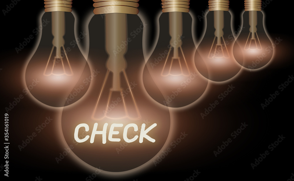 Poster handwriting text check. conceptual photo examination to test accuracy quality or satisfactory condit