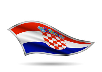Waving Flag of Croatia