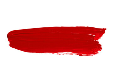 Bright red abstract aquarel watercolor background. Colorful red acrylic watercolor brush strokes.