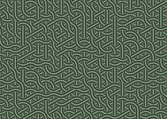 Fototapeta premium Colour Hexagon Tile Connection art background design illustration