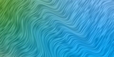 Light Blue, Yellow vector layout with circular arc. Gradient illustration in simple style with bows. Pattern for websites, landing pages.