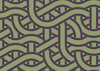 Colour Hexagon Tile Connection art background design illustration