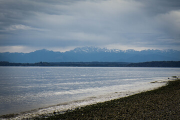 lake in the mountains