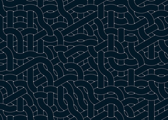 Colour Hexagon Tile Connection art background design illustration