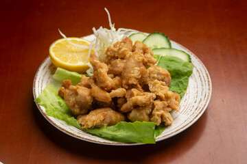Japanese typical food Fried Chicken Tori karaage