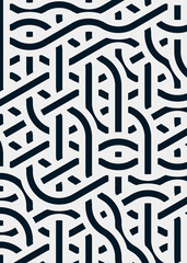 Colour Hexagon Tile Connection art background design illustration