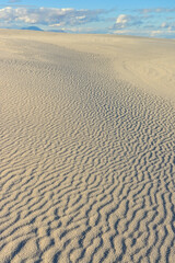 Gypsum sand dunes, White Sands National Monument, New Mexico, USA