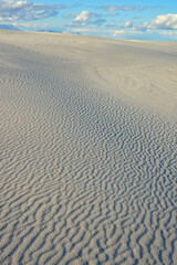 Gypsum sand dunes, White Sands National Monument, New Mexico, USA