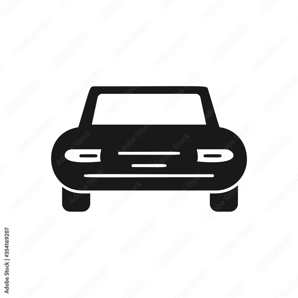 Poster car icon. simple vector transport icons for ui and ux, website or mobile application