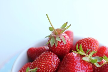 strawberries in a bowl