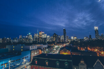 The Downtown Skyline at Twilight