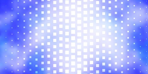 Dark BLUE vector texture in rectangular style. Illustration with a set of gradient rectangles. Template for cellphones.