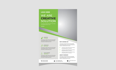 Corporate Business flyer template Design