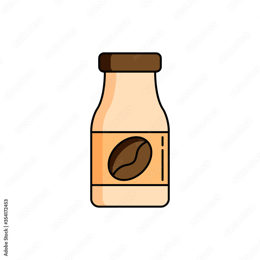 Poster icon. simple colored field outline vector illustration for ui and ux, website or mobile application