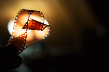 Vintage heart 35mm Film, love is in the air