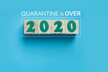 Quarantine of 2020 is over after coronavirus pandemic in the world