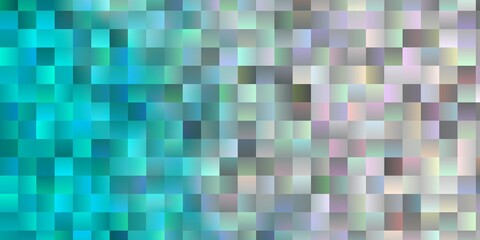 Light BLUE vector template with rectangles.