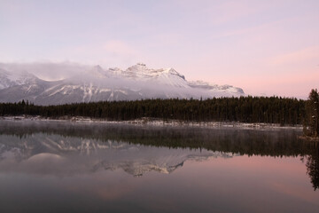 Mountain Reflected Over the Glassy Lake