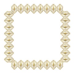 3d image. Abstraction. Repeating ornament