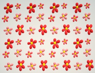 3D image. Texture, imitation of a flower