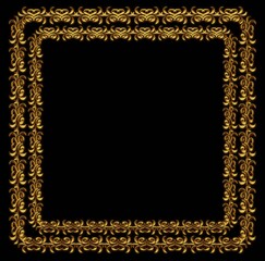 3d image. Abstraction. Repeating ornament