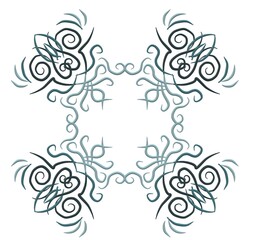 3d image. Abstraction. Ornament 