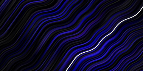 Dark Blue, Red vector layout with wry lines. Colorful illustration in abstract style with bent lines. Template for cellphones.