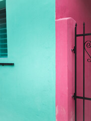 Beautiful Street scene at Cozumel, Mexican Island