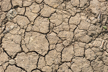 Cracked soil ground ,desert cracks, dry soil Arid,drought land. 