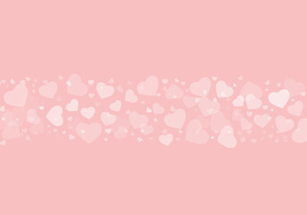 Abstract bokeh hearts , bokeh abstract blush pink background, defocused light